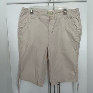 Caribbean Joe Women's Tan Capris